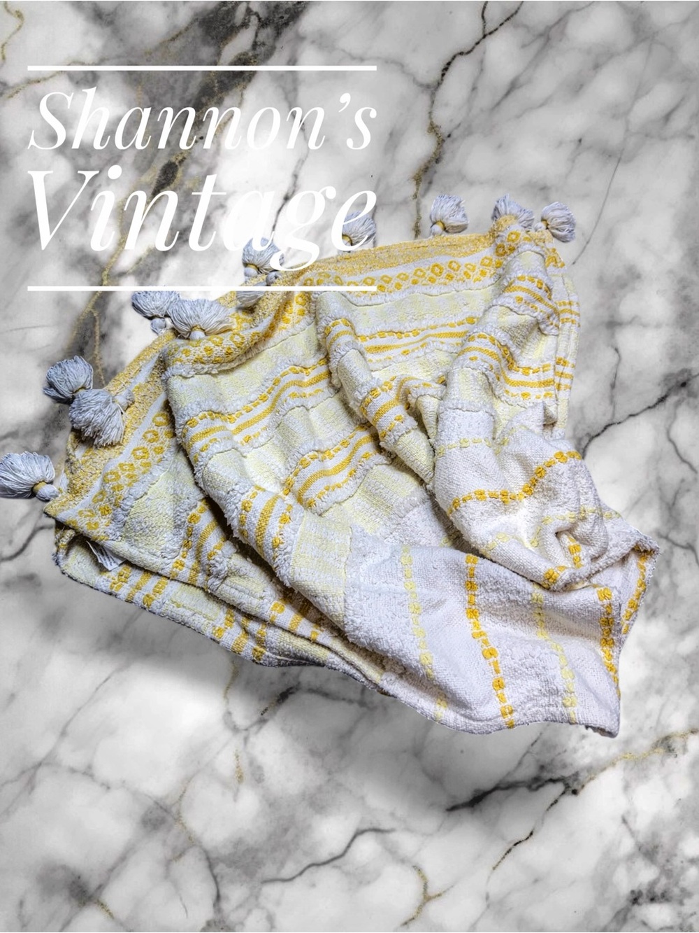 Artisan De Luxe Home Textured Cotton Pompom Throw Blanket